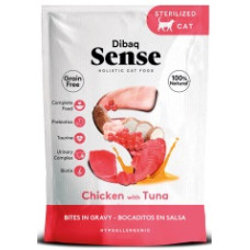 DIBAQ SENSE GATO BITES FRANGO COM ATUM 